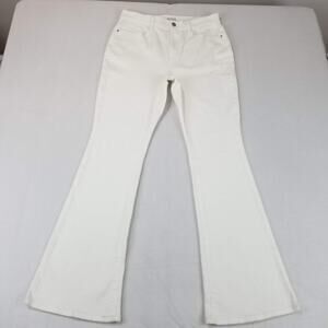 a.n.a High-Rise Flare Jeans Womens 10 Stretch Denim Flared Leg Casual Pants